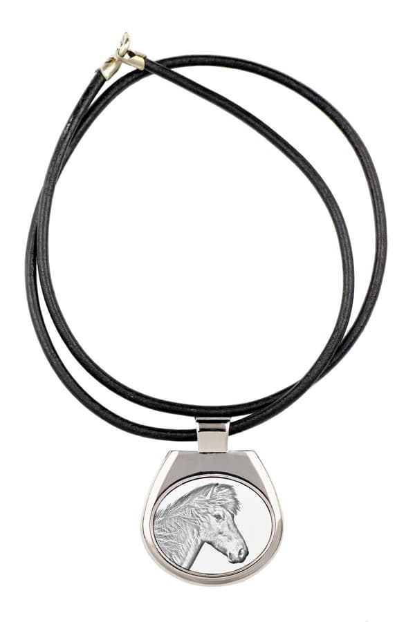 Islandshäst - halsband med häst, personligt hänge med foto, unikt halsband för kvinnor och män av Art-Dog
