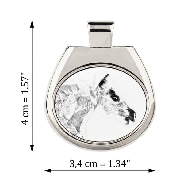 Falabella - halsband med häst, personligt hänge med foto, unikt halsband för kvinnor och män av Art-Dog
