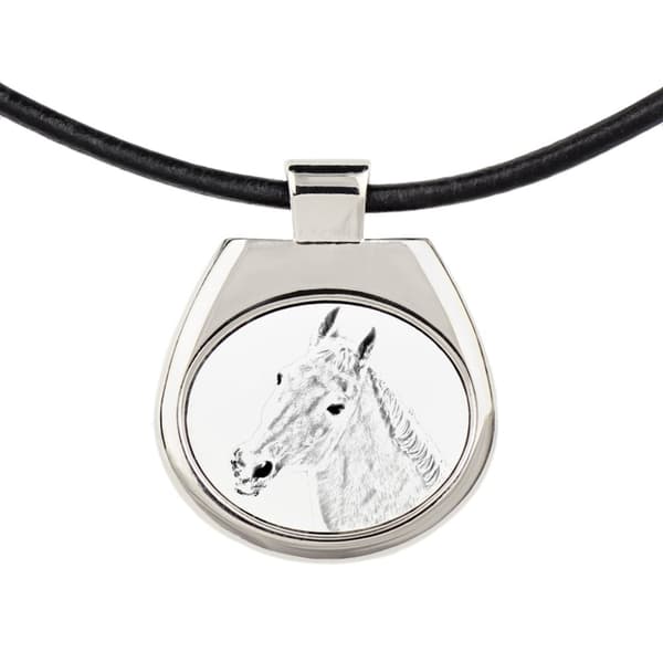 Orlov Trotter - halsband med häst, personligt hänge med foto, unikt halsband för kvinnor och män av Art-Dog