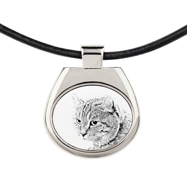 Mountain lodjur - halsband med en katt, personligt hänge med foto, unikt halsband för kvinnor och män av Art-Dog