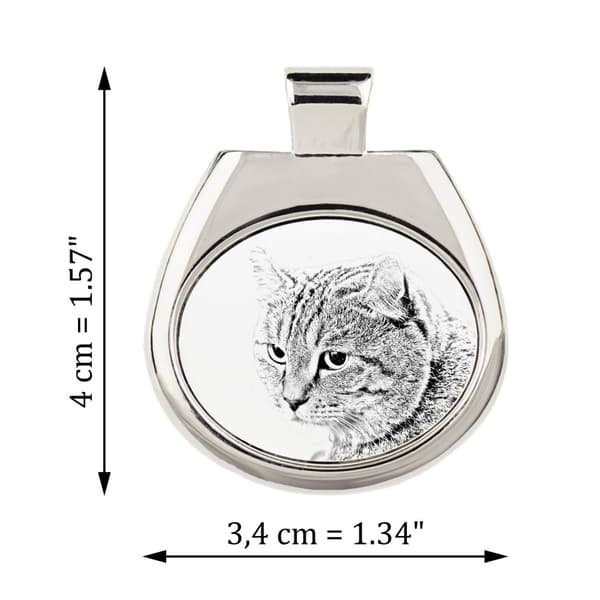 Mountain lodjur - halsband med en katt, personligt hänge med foto, unikt halsband för kvinnor och män av Art-Dog