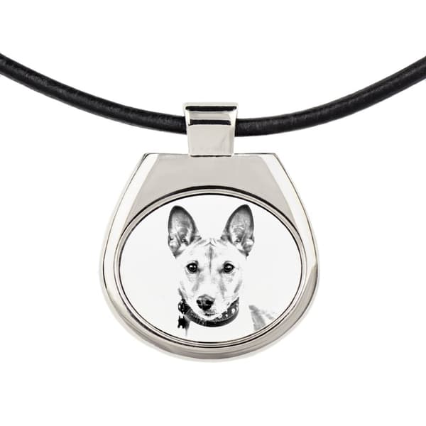 Basenji, Basenji, Kongo hund - halsband med en hund, personligt hänge med foto, unikt halsband för kvinnor och män av Art-Dog