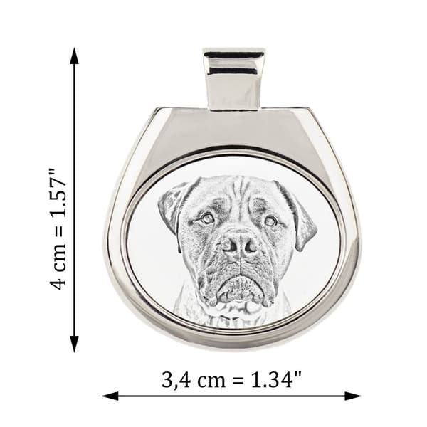 Bullmastiff, Bulmastiff - halskæde med hund, personligt vedhæng med foto, unik halskæde til kvinder og mænd fra Art-Dog
