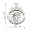 Miniatyrbillede 2 af 7: Shar Pei - halskæde med hund, personligt vedhæng med foto, unik halskæde til kvinder og mænd fra Art-Dog
