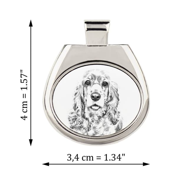 American Cocker Spaniel - kaulakoru koiran kanssa, persoonallinen riipus valokuvalla, ainutlaatuinen kaulakoru naisille ja miehille Art-Dogilta