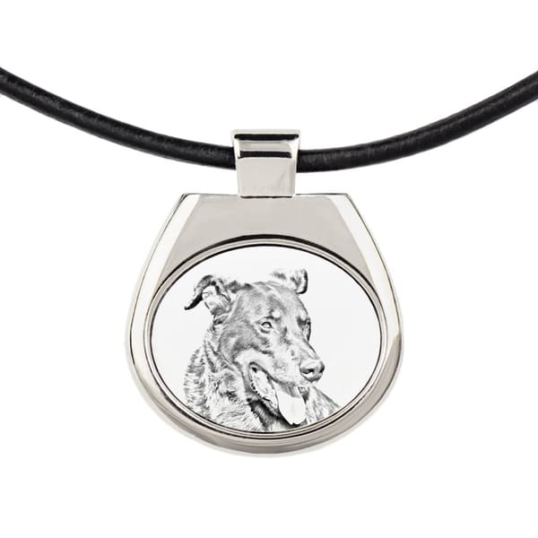 Beauceron French Shepherd - halsband med en hund, personligt hänge med foto, unikt halsband för kvinnor och män av Art-Dog