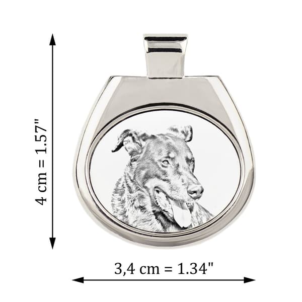 Beauceron French Shepherd - halsband med en hund, personligt hänge med foto, unikt halsband för kvinnor och män av Art-Dog