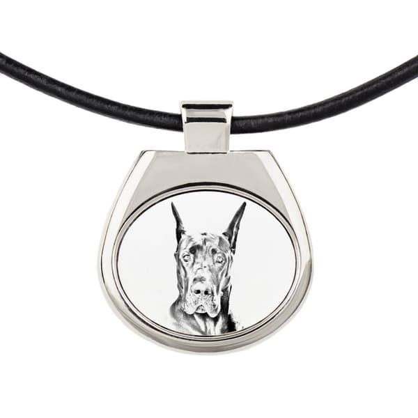 Great Dane - halsband med en hund, personligt hänge med ett foto, unikt halsband för kvinnor och män av Art-Dog