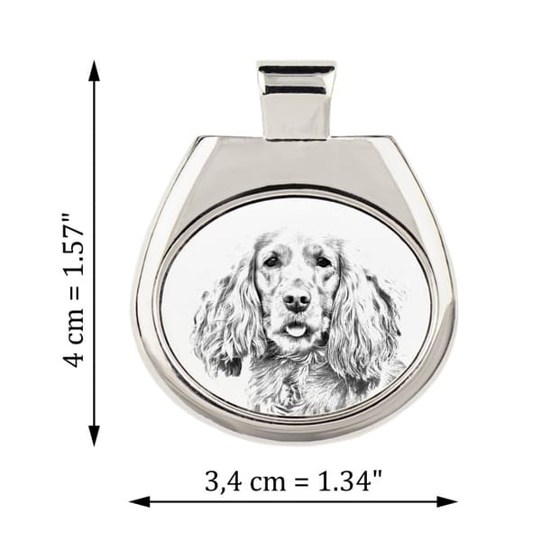 Engelsk Cocker Spaniel - halsband med en hund, personligt hänge med ett foto, unikt halsband för kvinnor och män av Art-Dog