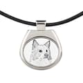 Miniatyrbild 4 av 7: Isländsk herdehund - halsband med en hund, personligt hänge med foto, unikt halsband för kvinnor och män av Art-Dog