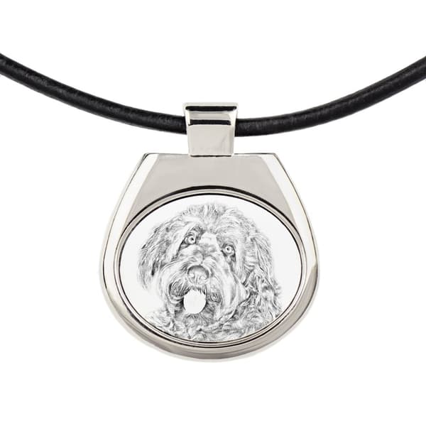 Otterhound, Otter dog - halsband med en hund, personligt hänge med foto, unikt halsband för kvinnor och män av Art-Dog