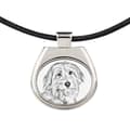 Miniatyrbild 4 av 7: Pyrenean Sheepdog I - halsband med en hund, personligt hänge med foto, unikt halsband för kvinnor och män av Art-Dog