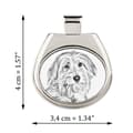 Miniatyrbild 2 av 7: Pyrenean Sheepdog I - halsband med en hund, personligt hänge med foto, unikt halsband för kvinnor och män av Art-Dog