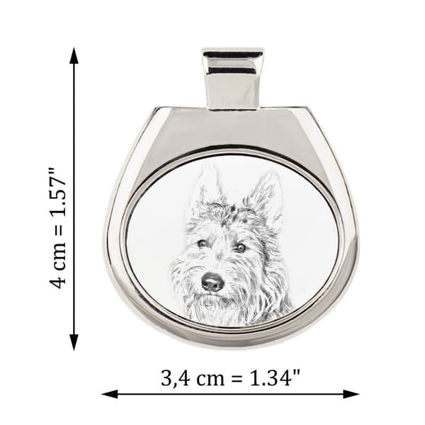 Picardy Sheepdog, Berger Picard - halsband med hund, personligt hänge med foto, unikt halsband för kvinnor och män av Art-Dog