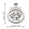 Miniatyrbild 2 av 7: Kooikerhondje - halsband med en hund, personligt hänge med foto, unikt halsband för kvinnor och män av Art-Dog