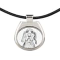 Miniatyrbild 4 av 7: Vizsla, trådhårig Vizsla - halsband med en hund, personligt hänge med foto, unikt halsband för kvinnor och män av Art-Dog
