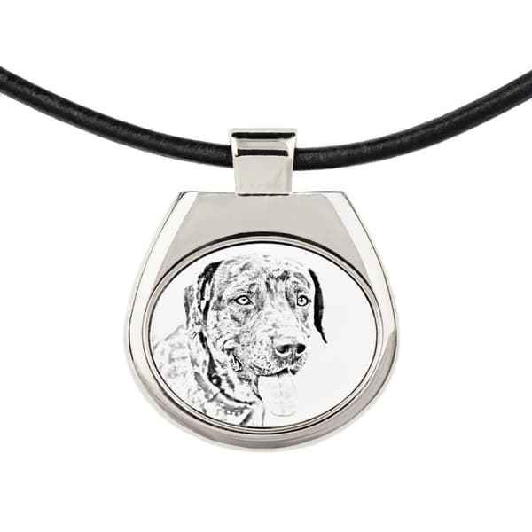 Catahoula Leopard Dog - halsband med en hund, personligt hänge med ett foto, unikt halsband för kvinnor och män av Art-Dog