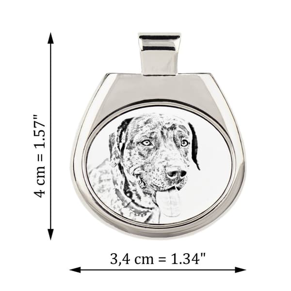 Catahoula Leopard Dog - halsband med en hund, personligt hänge med ett foto, unikt halsband för kvinnor och män av Art-Dog