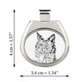Miniatyrbild 2 av 7: Ungersk herdehund Mudi - halsband med en hund, personligt hänge med foto, unikt halsband för kvinnor och män av Art-Dog