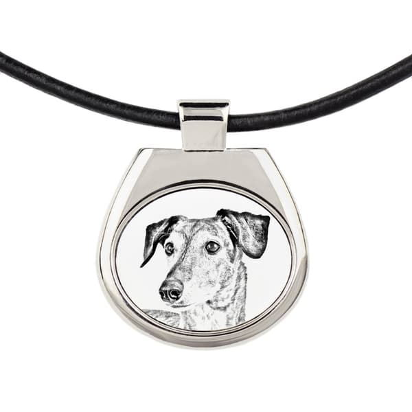 Persisk vinthund, Saluki - halsband med en hund, personligt hänge med foto, unikt halsband för kvinnor och män av Art-Dog