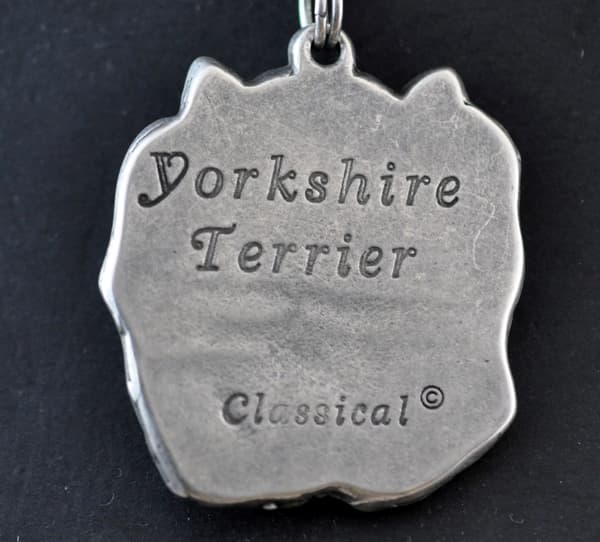 Yorkshire Terrier, York, York, Yorkie I - ett halsband med en hund, unika smycken för en hundfantast, ett unikt hänge på en orm av Art-Dog