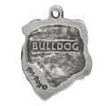 Miniatyrbild 9 av 9: Engelsk Bulldog, Bulldog II - halsband med en hund, unika smycken för en hundfantast, unikt Art-Dog huggormshänge