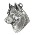 Miniatyrbillede 2 af 6: Siberian Husky, Siberian Husky - en halskæde med en hund, unikke smykker til en hundefan, et unikt vedhæng på en slange fra Art-Dog