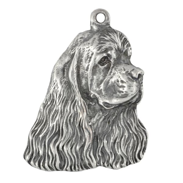 American Cocker Spaniel - halsband med en hund, unika smycken för en hundfantast, unikt Art-Dog huggormshänge
