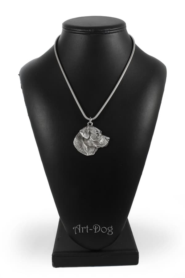 Labrador Retriever - ett halsband med en hund, unika smycken för en hundfantast, ett unikt hänge på en orm från Art-Dog