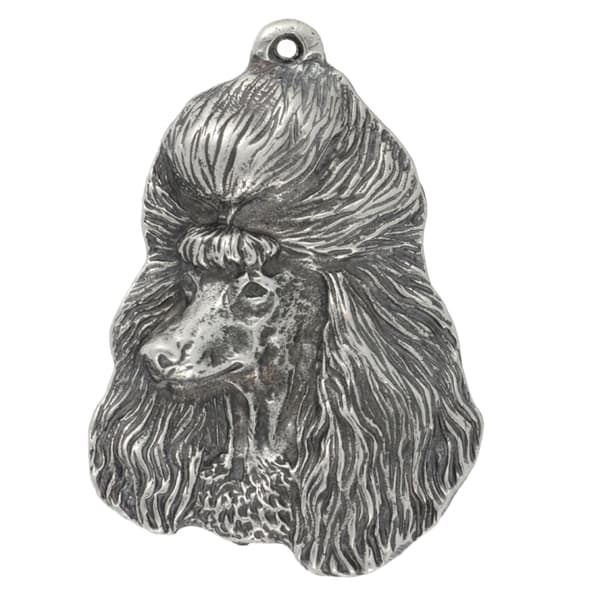 Pudel - ett halsband med en hund, unika smycken för en hundfantast, ett unikt hänge på en orm av Art-Dog