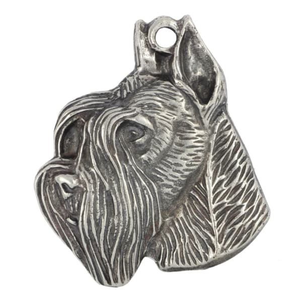 Schnauzer, Schnauzer II - halsband med en hund, unika smycken för en hundfantast, unikt Art-Dog huggormhänge