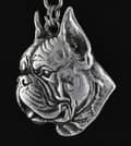 Miniatyrbild 2 av 9: Boxer, Boxer II - halsband med en hund, unika smycken för en hundfantast, unikt hänge på en orm från Art-Dog