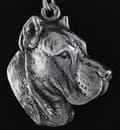 Miniatyrbillede 2 af 9: Presa Canario, Great Dane - en halskæde med en hund, unikke smykker til en hundefan, et unikt vedhæng på en slange fra Art-Dog