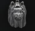 Miniatyrbillede 2 af 7: Yorkshire Terrier, York, York, Yorkie II - halskæde med en hund, unikke smykker til en hundefan, unikt vedhæng på en slange fra Art-Dog