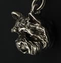 Miniatyrbillede 3 af 11: West Highland White Terrier, Westie I - en halskæde med en hund, unikke smykker til en hundefan, et unikt vedhæng på en slange fra Art-Dog