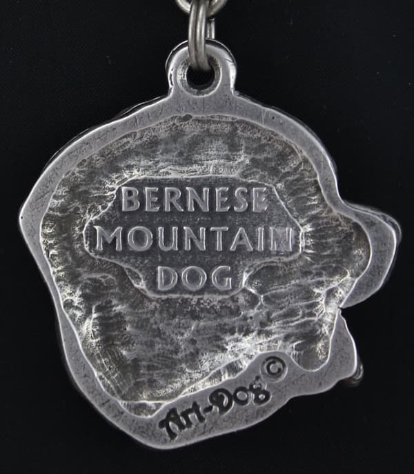 Berner Sennenhund, Berner Sennenhund - halsband med en hund, unika smycken för en hundfantast, unikt Art-Dog huggormhänge