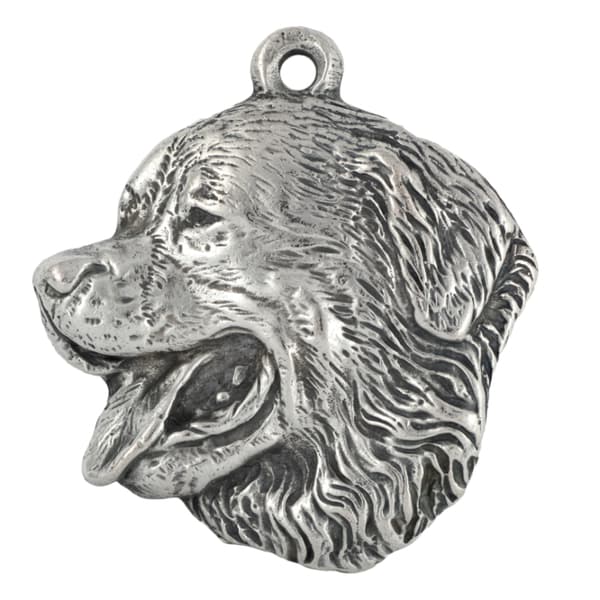 Berner Sennenhund, Berner Sennenhund - halsband med en hund, unika smycken för en hundfantast, unikt Art-Dog huggormhänge