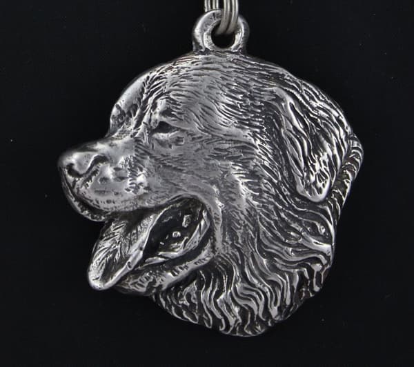 Berner Sennenhund, Berner Sennenhund - halsband med en hund, unika smycken för en hundfantast, unikt Art-Dog huggormhänge