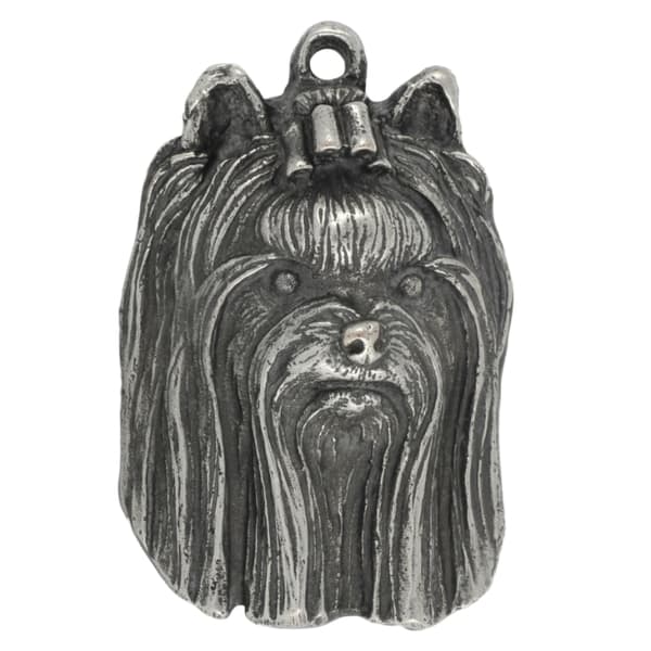 Yorkshire Terrier, York, York, Yorkie III - halsband med en hund, unika smycken för en hundfantast, unikt hänge på en orm från Art-Dog
