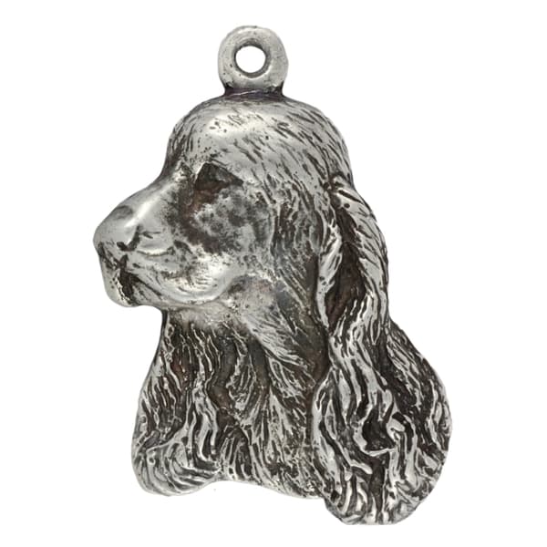 Engelsk Cocker Spaniel - halsband med en hund, unika smycken för en hundfantast, unikt Art-Dog huggormshänge