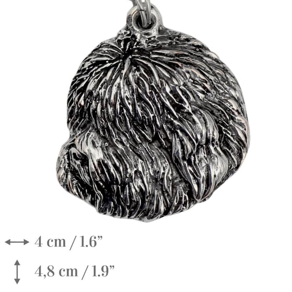 Old English Sheepdog Bobtail - ett halsband med en hund, unika smycken för en hundfantast, ett unikt hänge på en huggorm från Art-Dog