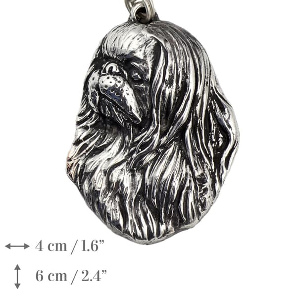 Japanese Chin, Japanese Spaniel - halskæde med en hund, unikke smykker til en hundefan, unikt vedhæng på en slange fra Art-Dog