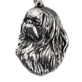 Miniatyrbillede 2 af 6: Japanese Chin, Japanese Spaniel - halskæde med en hund, unikke smykker til en hundefan, unikt vedhæng på en slange fra Art-Dog