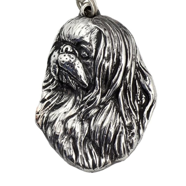 Japanese Chin, Japanese Spaniel - halskæde med en hund, unikke smykker til en hundefan, unikt vedhæng på en slange fra Art-Dog
