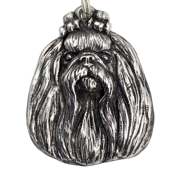 Maltese, Bichon Maltiase, Maltese - ett halsband med en hund, unika smycken för en hundfantast, ett unikt hänge på en orm från Art-Dog