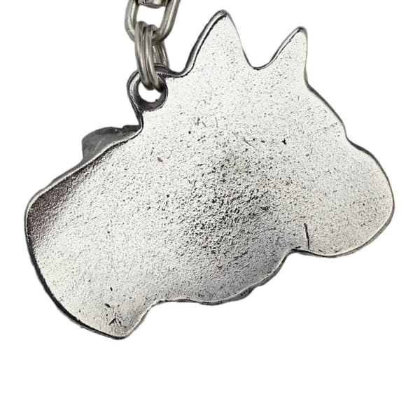 Boxer, Boxer IV - halsband med en hund, unika smycken för en hundfantast, unikt hänge på en orm från Art-Dog