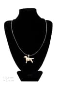 Miniatyrbild 5 av 5: Bull terrier, Bull Terrier I - halsband med hund, silverpläterat hänge för en hundälskare, subtila smycken från Art-Dog