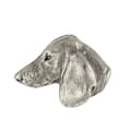 Miniatyrbillede 4 af 5: Gravhund I - halskæde med en hund, forsølvet vedhæng til en hundeelsker, subtile smykker fra Art-Dog