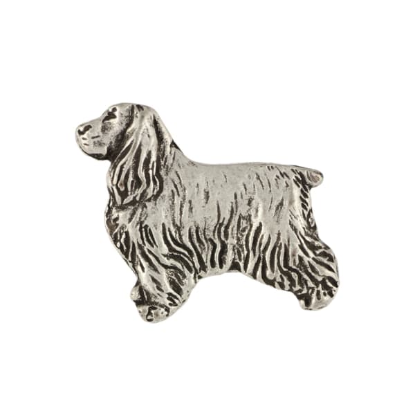 Engelsk Cocker Spaniel - halskæde med en hund, forsølvet vedhæng til en hundeelsker, subtile smykker fra Art-Dog