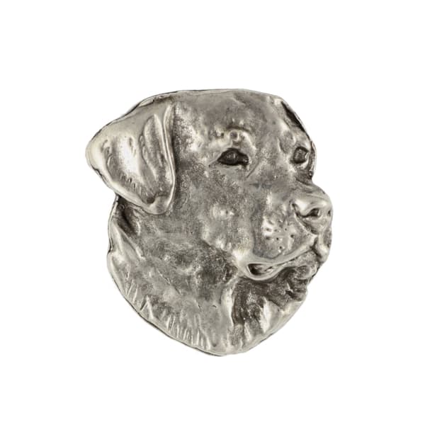Labrador Retriever - halsband med en hund, silverpläterat hänge för en hundälskare, subtila smycken från Art-Dog